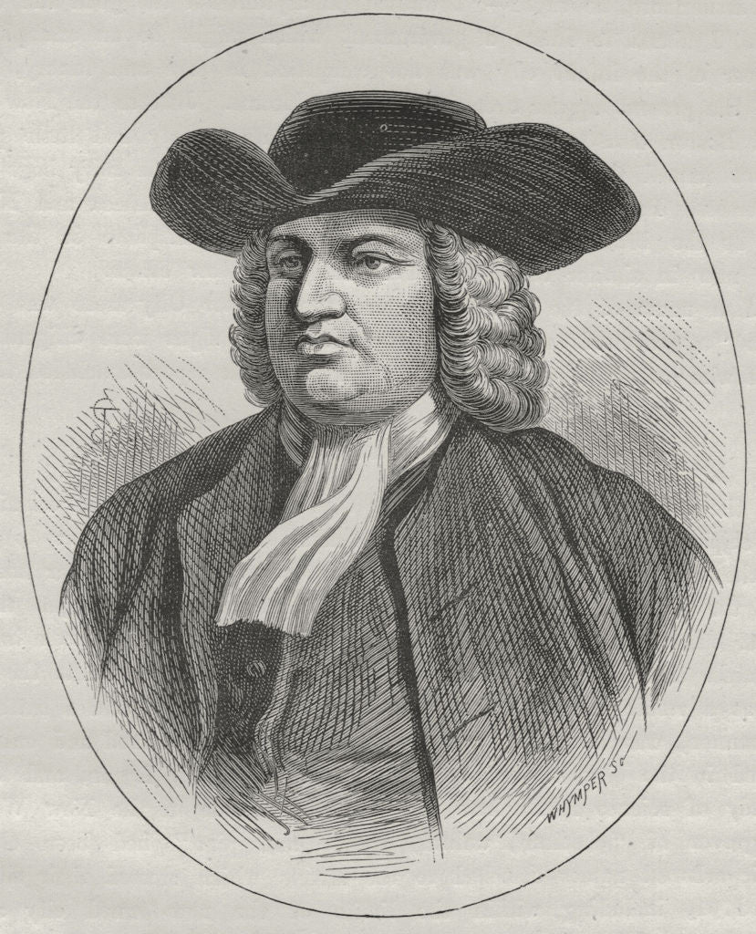 PHILADELPHIA. William Penn 1882 old antique vintage print picture